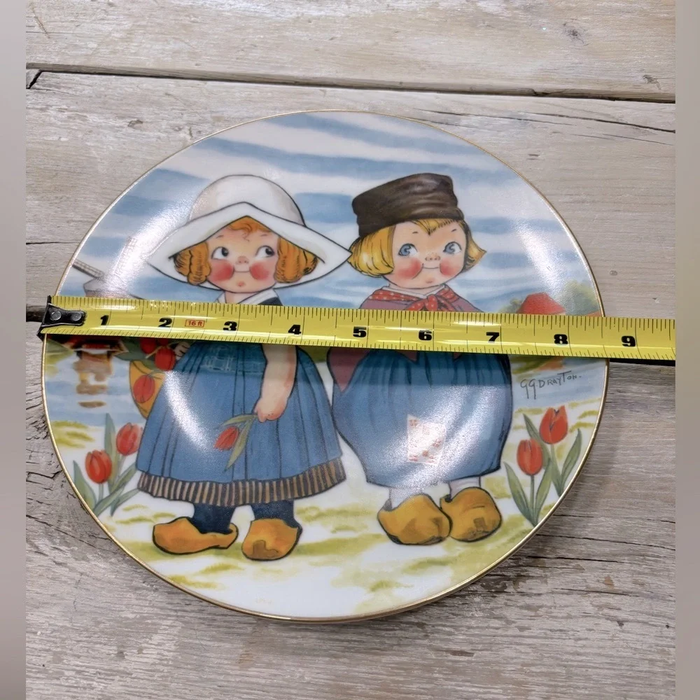Vintage Dolly Dingle Collectible Plate. 8.5” Numbered | 1st Edition | Kitschy